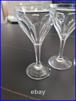 6 verres a vin en cristal de baccarat modèle duchesse de Dino H 13 cm