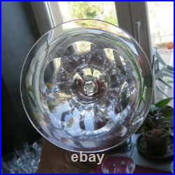 6 verres à vin en cristal de baccarat modèle malmaison H 15,2 cm