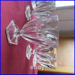 6 verres a vin en cristal de baccarat modèle pomponne H 10 CM