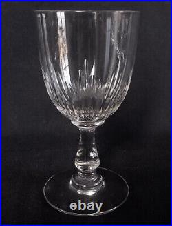 6 verres à vin en cristal taillé de Baccarat Jeux d'Orgues 12,2cm