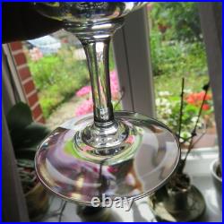 6 verres à vin en cristal taillé de Baccarat signé modèle cote d azur 12,5 cm 6 verres à vin en cristal taillé de Baccarat signé modèle cote d azur 12,5 cm