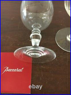 6 verres à vin modèle Renaissance en cristal de Baccarat lot prix pour 6 verres