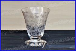 6 verres à vin n°4 cristal Baccarat Elisabeth millefiori 8,3 cm Wine glasses B