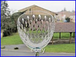 6 verres a vin rouge en cristal de Baccarat du modèle Paris grain de riz H 13,6