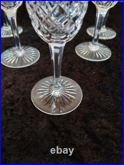 6 verres à vin rouge modèle Burgos en cristal de Baccarat (prix pour les 6)