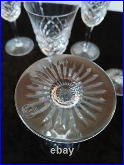 6 verres à vin rouge modèle Burgos en cristal de Baccarat (prix pour les 6)