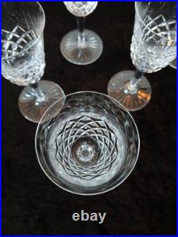 6 verres à vin rouge modèle Burgos en cristal de Baccarat (prix pour les 6)