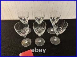 6 verres à vin rouge modèle Genova en cristal de Baccarat (prix à la pièce)