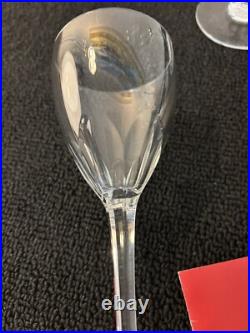 6 verres à vin rouge modèle Genova en cristal de Baccarat (prix à la pièce)