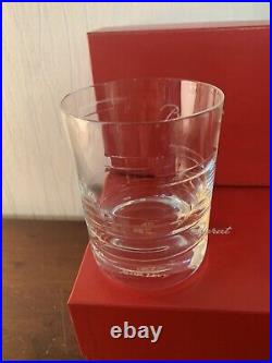 6 verres à whisky Arik Lévy cristal Baccarat (prix à la pièce)