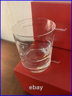 6 verres à whisky Arik Lévy cristal Baccarat (prix à la pièce)