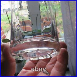 6 verres à whisky cristal de baccarat modèle Capri Montaigne optic signé H 10,5