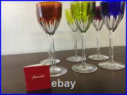 6 verres couleur modèle Genova en cristal de Baccarat (prix à la pièce)