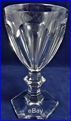6 verres eau cristal Baccarat Harcourt Réf A26/26 15,3 cm water glasses