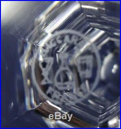 6 verres eau cristal Baccarat Harcourt Réf A Water glasses 15,5 cm