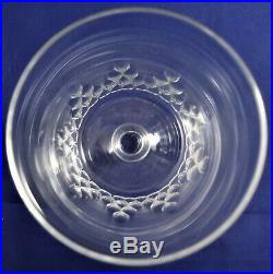 6 verres eau cristal Baccarat Richelieu Champigny 15 cm water glasses A27/29