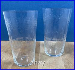 6 verres eau jus de fruit cristal grave soufflé Baccarat Saint Louis XIX XX 6 verres eau jus de fruit cristal grave soufflé Baccarat Saint Louis XIX XX
