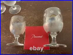 6 verres en cristal de Baccarat (prix des 6 verres)