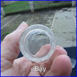 6 verres en cristal de baccarat modèle rohan H 6,5 cm