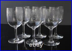 6 verres en cristal de baccarat modèle sévigné H12.5 cm