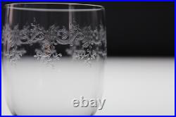 6 verres en cristal de baccarat modèle sévigné H12.5 cm