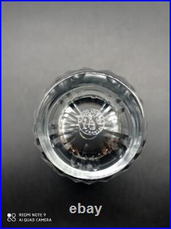6 verres gobelet à thé ou Vin en cristal de BACCARAT modèle SPEAR, H 9cm, signés