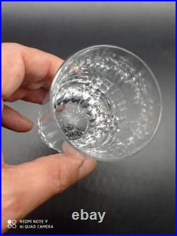 6 verres gobelet à thé ou Vin en cristal de BACCARAT modèle SPEAR, H 9cm, signés