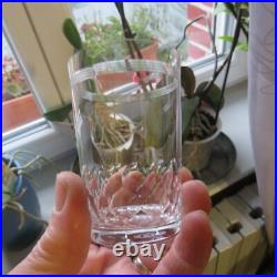 6 verres gobelet en cristal de baccarat modèle Chauny H 9,8 cm signé