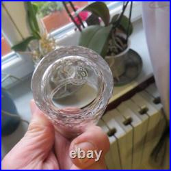 6 verres gobelet en cristal de baccarat modèle Chauny H 9,8 cm signé