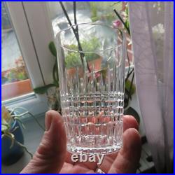 6 verres gobelet en cristal de baccarat modèle Nancy H 9 cm signé