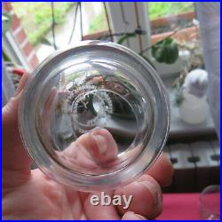 6 verres gobelet en cristal de baccarat modèle château baccarat signé H 9,2 cm