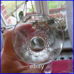 6 verres gobelet en cristal de baccarat modèle écaille H 9,7 cm signé