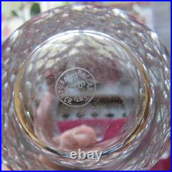 6 verres gobelet en cristal de baccarat modèle écaille H 9,7 cm signé