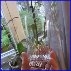 6 verres gobelet en cristal de baccarat modèle écaille richelieu H 7,8 signé