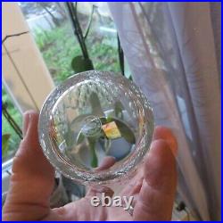 6 verres gobelet en cristal de baccarat modèle écaille richelieu H 8,8 signé