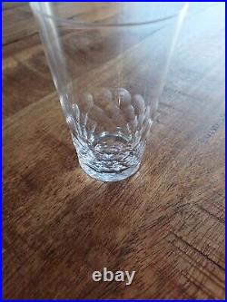 6 verres gobelets en cristal baccarat modèle richelieu hauteur 8,8 cm