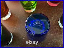 6 verres modèle Mosaïque en cristal de Baccarat (prix du lot de 6) modèle1