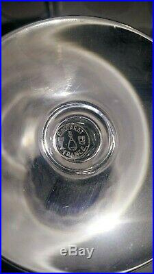 6 verres vin Rhin CRISTAL BACCARAT modèle (Lavandou) Rohmer