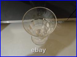 7 GRANDS VERRES A VIN EN CRISTAL DE BACCARAT. MODELE CLERMONT 19em H15cm