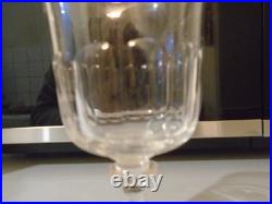 7 GRANDS VERRES A VIN EN CRISTAL DE BACCARAT. MODELE CLERMONT 19em H15cm