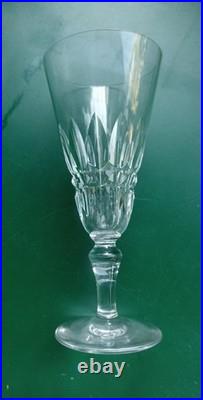 7 VERRES FLUTES à champagne en cristal de Baccarat estampillés