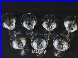 7 Verres A Porto Ou Vin Blanc En Cristal Baccarat / Saint Louis 7 Verres A Porto Ou Vin Blanc En Cristal Baccarat / Saint Louis