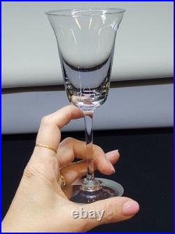 7 Verres A Porto Ou Vin Blanc En Cristal Baccarat / Saint Louis 7 Verres A Porto Ou Vin Blanc En Cristal Baccarat / Saint Louis
