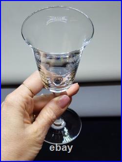 7 Verres A Porto Ou Vin Blanc En Cristal Baccarat / Saint Louis 7 Verres A Porto Ou Vin Blanc En Cristal Baccarat / Saint Louis