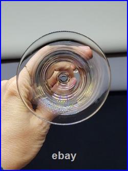 7 Verres A Porto Ou Vin Blanc En Cristal Baccarat / Saint Louis 7 Verres A Porto Ou Vin Blanc En Cristal Baccarat / Saint Louis