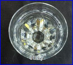 7 Verres Gobelets Cristal Baccarat Harcourt Hauteur 7cm