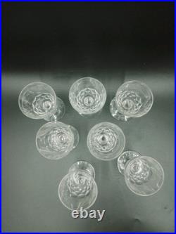 7 Verres a vin Blanc en cristal de Baccarat modèle Chauny jambe gondole 7 Verres a vin Blanc en cristal de Baccarat modèle Chauny jambe gondole