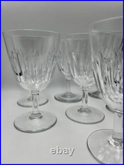 7 Verres en Cristal BACCARAT Modèle Cassino H13,2 cm TBE