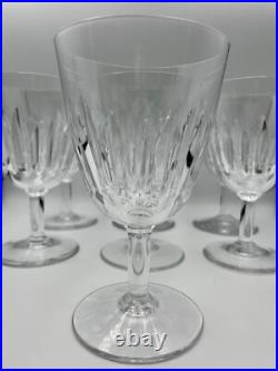 7 Verres en Cristal BACCARAT Modèle Cassino H13,2 cm TBE