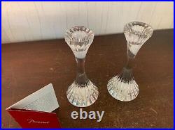 7 bougeoirs Massena en cristal de Baccarat (prix à la pièce)
